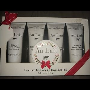 NWT Au Lait 4pc Organic Milk Luxury Bodycare Collection